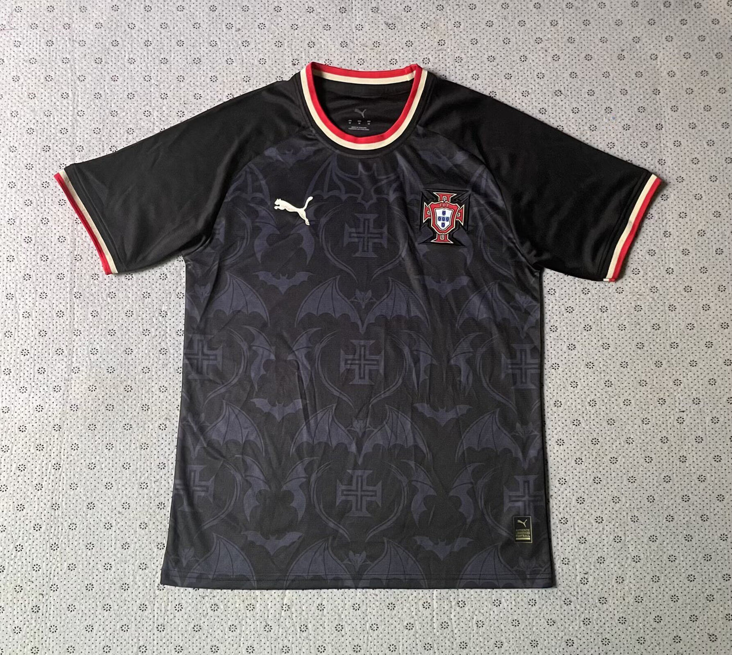 Camiseta de entrenamiento Portugal 2026 negro (tallas S-XXL)