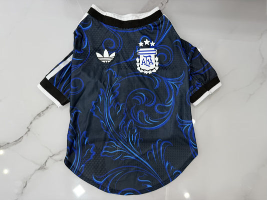 Camiseta perro mascota Argentina Mundial 2026 Visitante (tallas XS-XL)