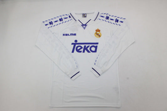 Camiseta manga larga Real Madrid 1996/97 local (solo tallas S-XXL)