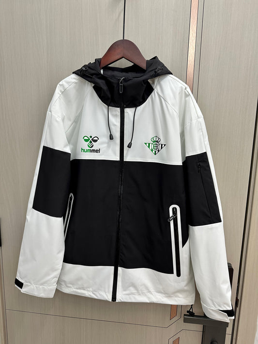 Cortavientos Betis blanco y negro (solo tallas S-2XL)