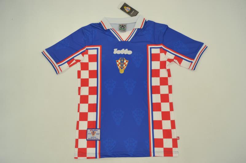 Camiseta Croacia 1998 Visitannte