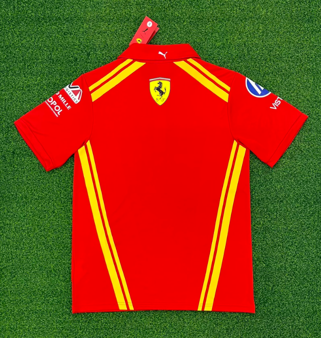 Polo Ferrari rojo 2026 (tallas S-4XL)