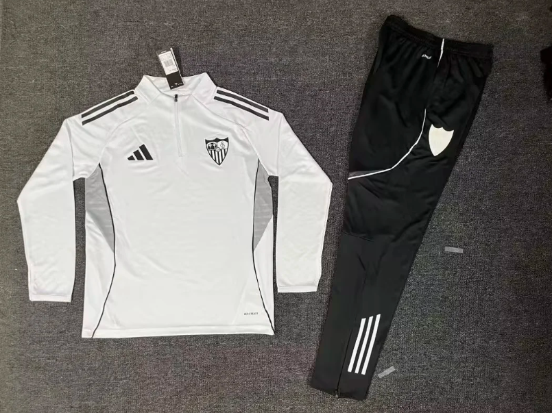 Chandal de entrenamiento blanco Sevilla 25/26 (tallas S-XXL)