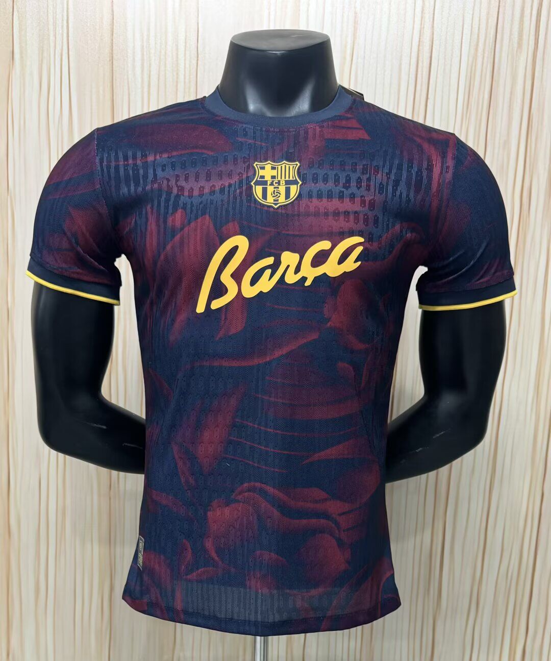 Camiseta Barcelona 26/27 azul oscuro rojo versión jugador (tallas S-XXL)