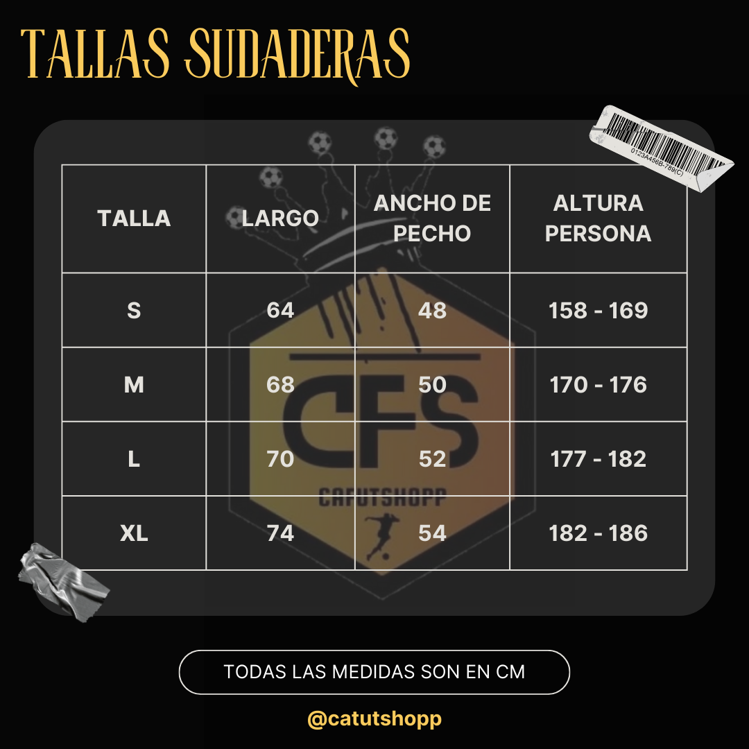 GUIA DE TALLAS (TABLAS DE MEDIDAS)