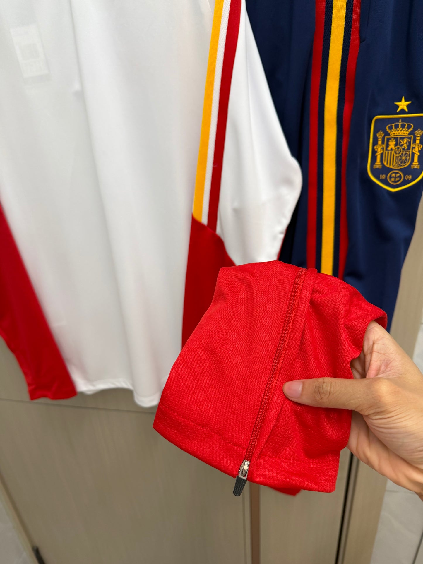 Chandal España blanco (tallas adultos y niños)