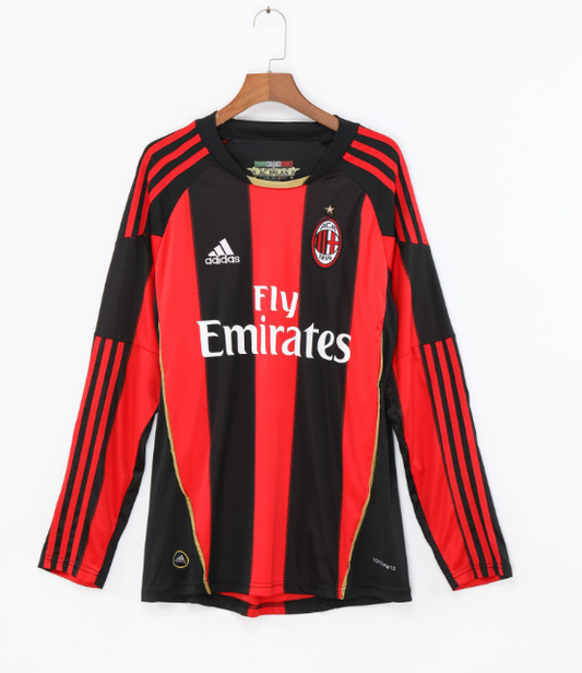 Camiseta manga larga Milan 2010/11 local (tallas S-XXL)
