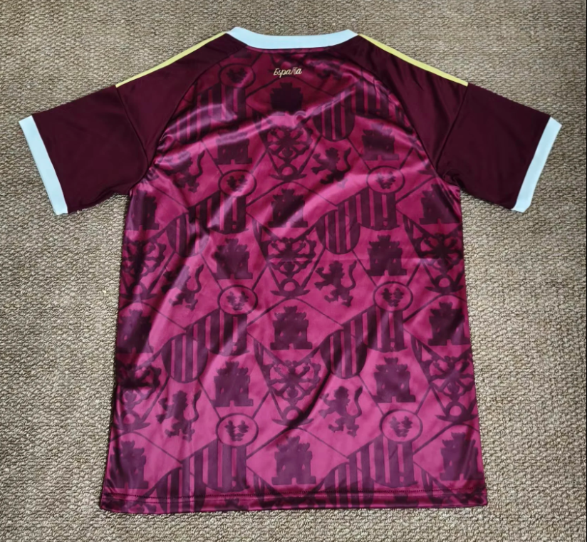 Camiseta España 2026 rojo oscuro version campeon (tallas S-4XL)