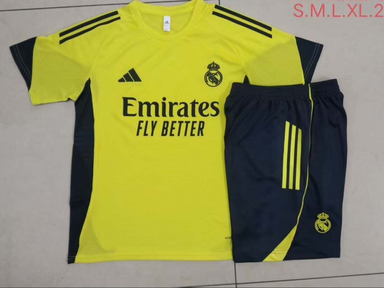 Conjunto de entrenamiento Real Madrid 25/26 Amarillo