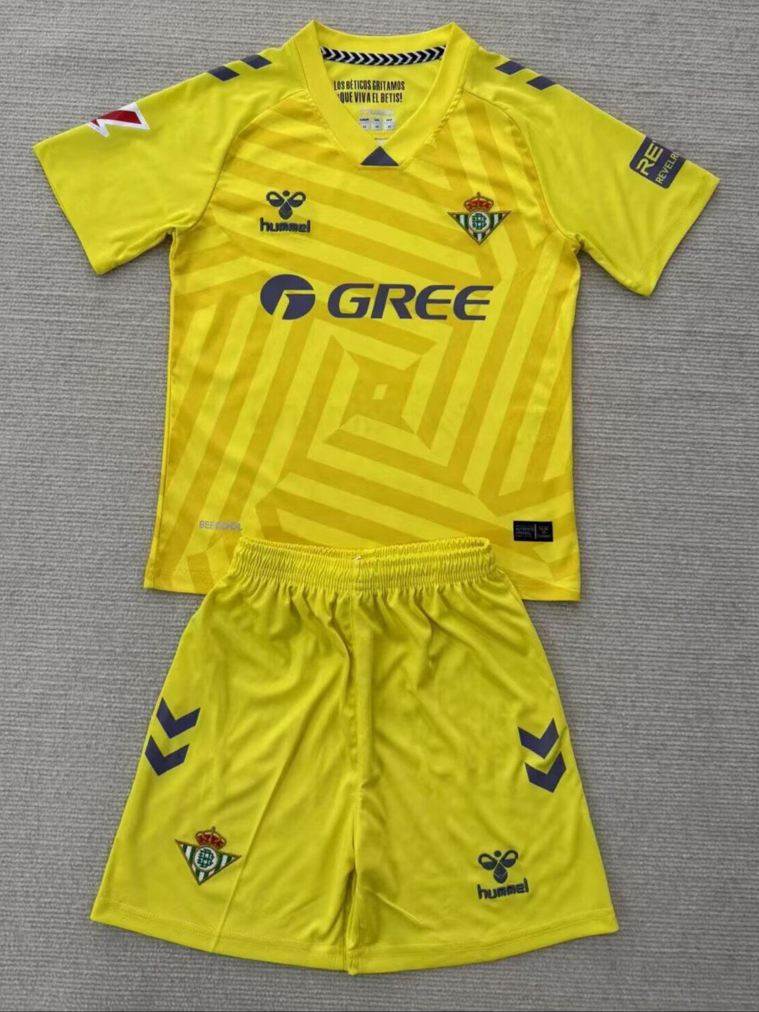 Equipacion Portero Betis 25/26 Amarilla