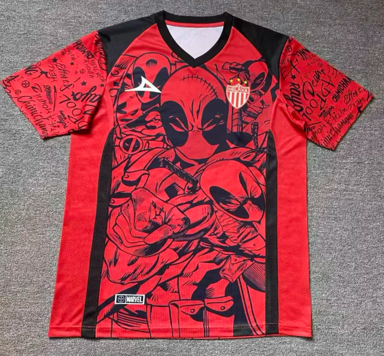 Camiseta Necaxa especial Deadpool (Solo tallas S-2XL)