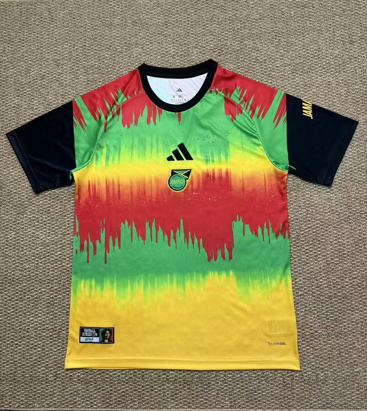 Camiseta de entrenamiento Jamaica 2026 verde amarillo rojo (solo tallas S-4XL)