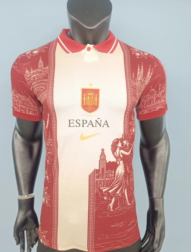 Camiseta España 2026 ciudad versión jugador (tallas S-XXL) by Cafutshopp