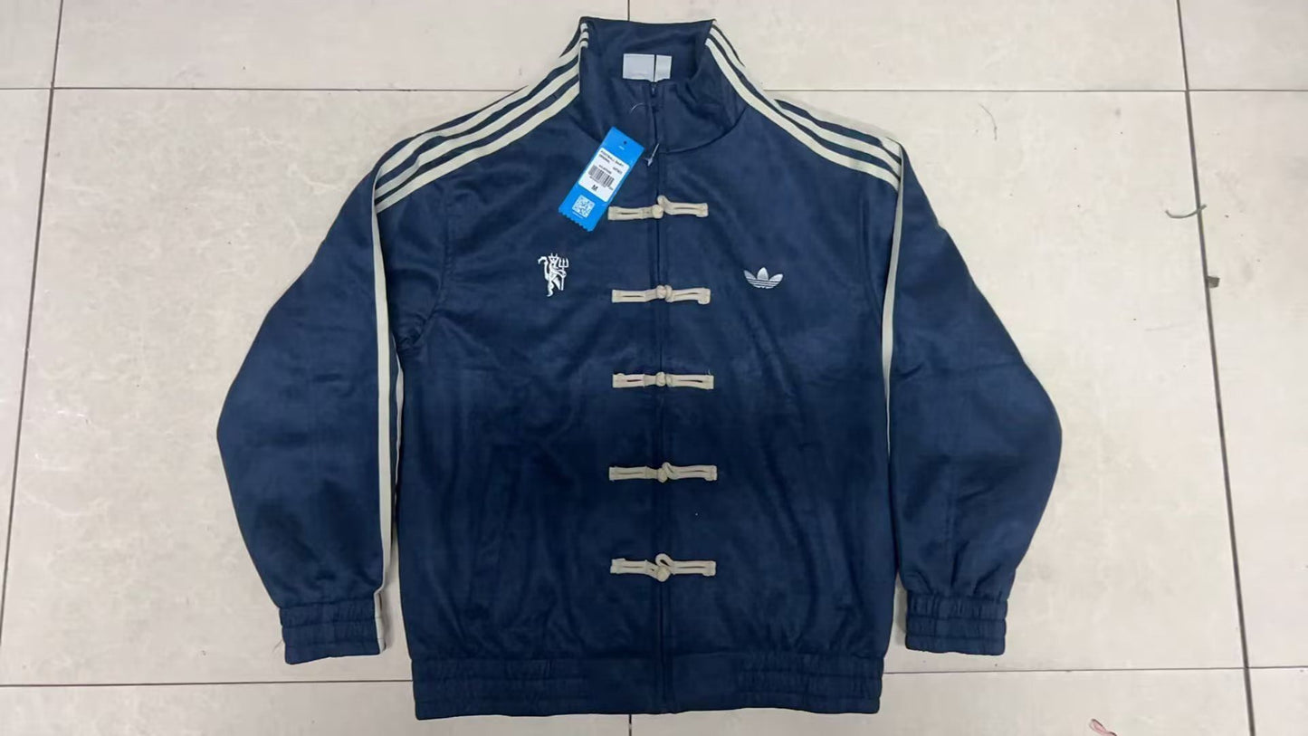 Chaqueta de traje Tang azul oscuro del Manchester United (tallas S-XXL)