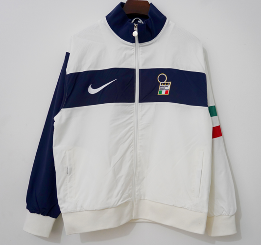 Chaqueta cortavientos blanca Italia 1996 (tallas S-XXL)