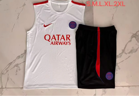 Conjunto de entrenamiento sin mangas PSG Paris 26/27 (tallas S-XXL)