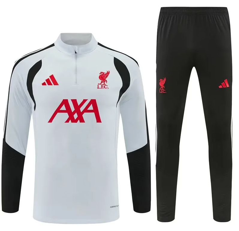 Chandal de entrenamiento Liverpool blanco 26/27 (tallas adultos y niños)