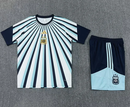 Conjunto prepartido Argentina 2034,9926 azul blanco (solo tallas S-2XL)