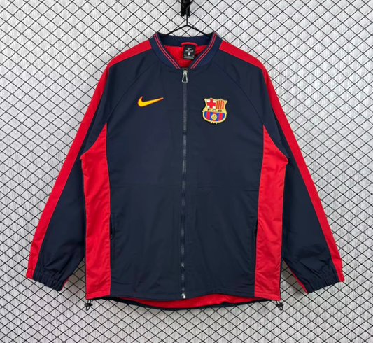 Chaqueta cortavientos Barcelona 1999-00 azul oscuro roja (tallas S-XXL)