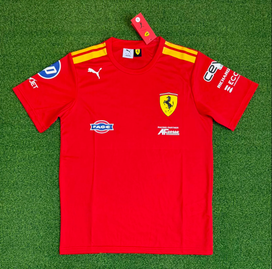Camiseta Ferrari rojo 2026 (tallas S-4XL)