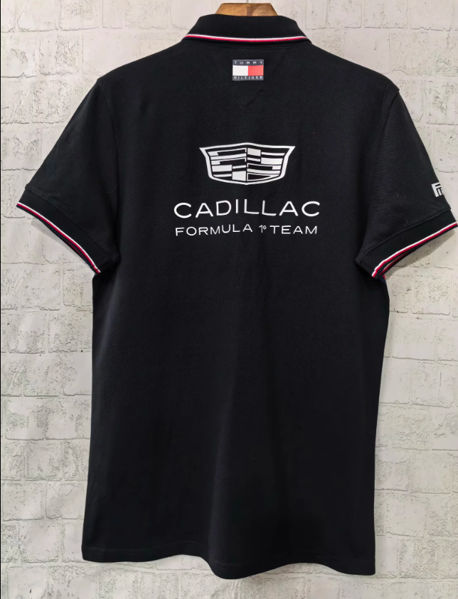 Polo Cadillac 2026 negro (tallas S-5XL)