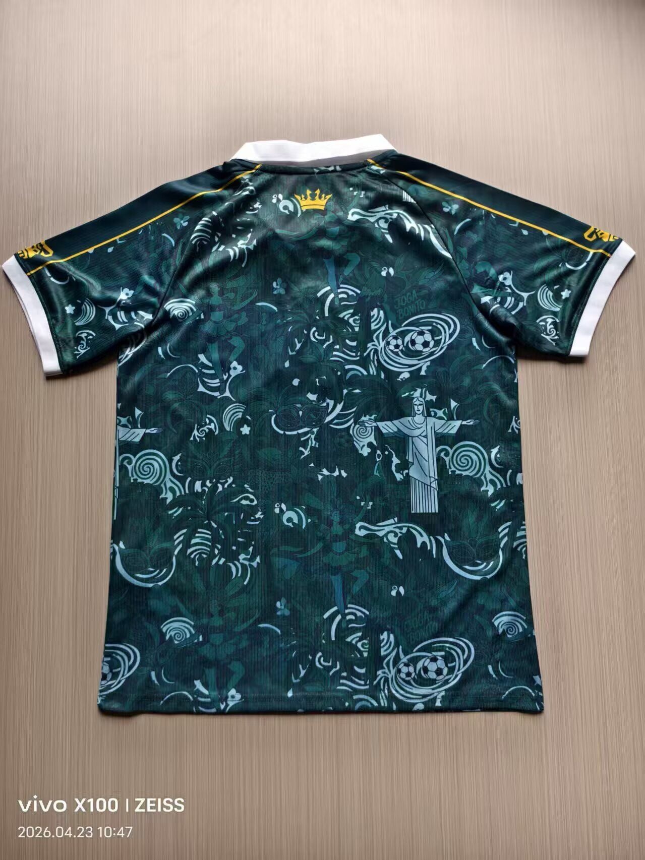 Camiseta Brasil 26 versión verde Jesús (tallas S-4XL)