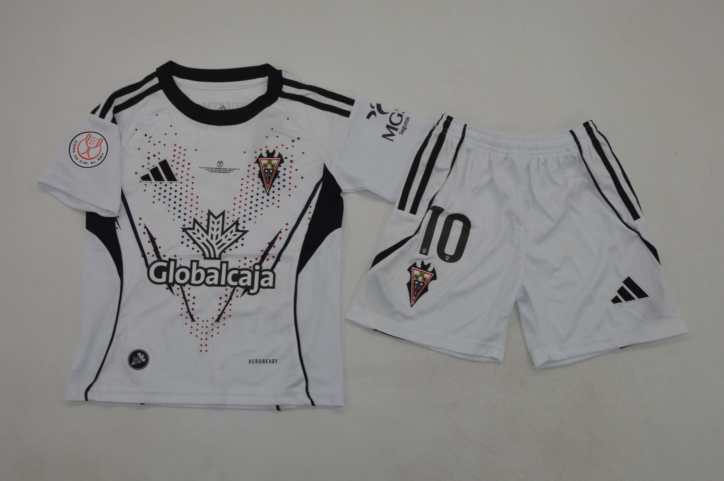 Equipacion Albacete 25/26 partido contra el Real Madrid (Solo talla niños)