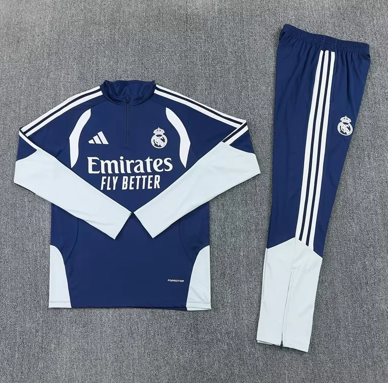 Chandal de entrenamiento azul oscuro Real Madrid 26/27 (tallas adultos y niños)