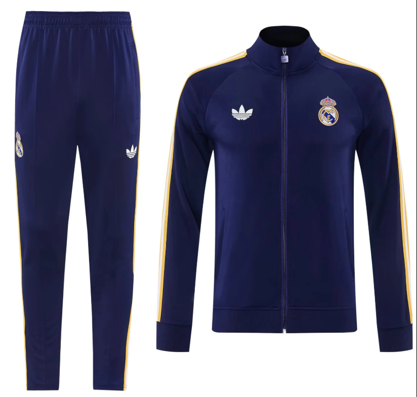Chandal azul oscuro original Real Madrid 2026 (tallas S-XXL)