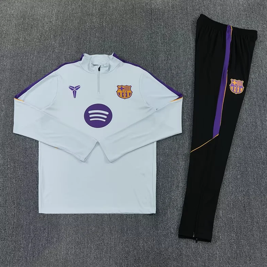 Chandal de entrenamiento Barcelona 26/27 gris (tallas S-XXL)