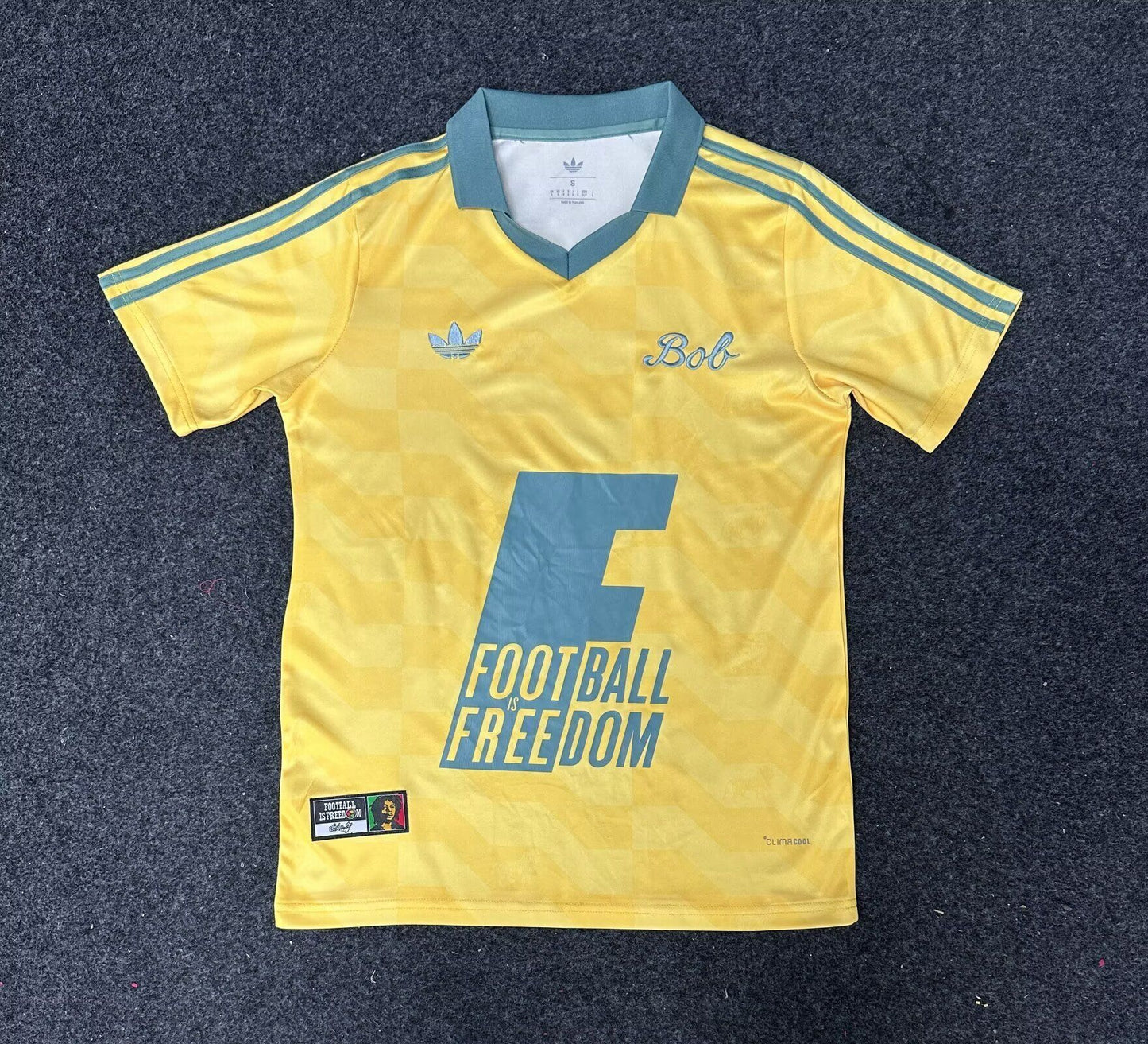 Camiseta Adidas 2026 Jamaica Bob Marley Originals Stadium (tallas S-4XL)