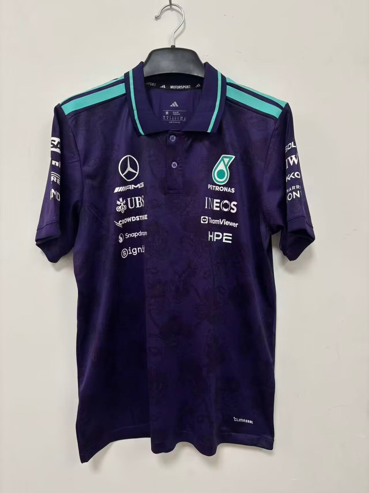 Polo Mercedes 2026 morado (tallas S-4XL)