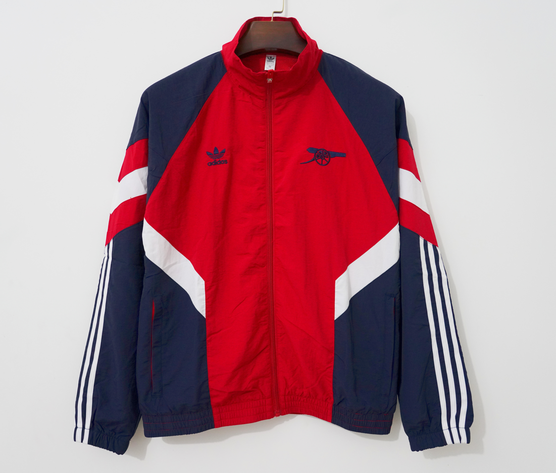 Chaqueta cortavientos Arsenal 25/26 rojo con azul oscuro (tallas S-3XL)