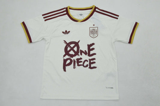 Camiseta España Mundial 2026 Visitante especial One Piece (tallas S-4XL)