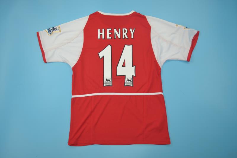 Camiseta Arsenal 2002/04