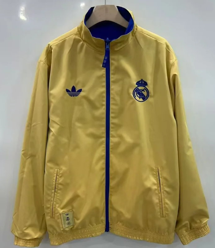 Chaqueta cortavientos reversible Real Madrid (Solo tallas S-XXL)