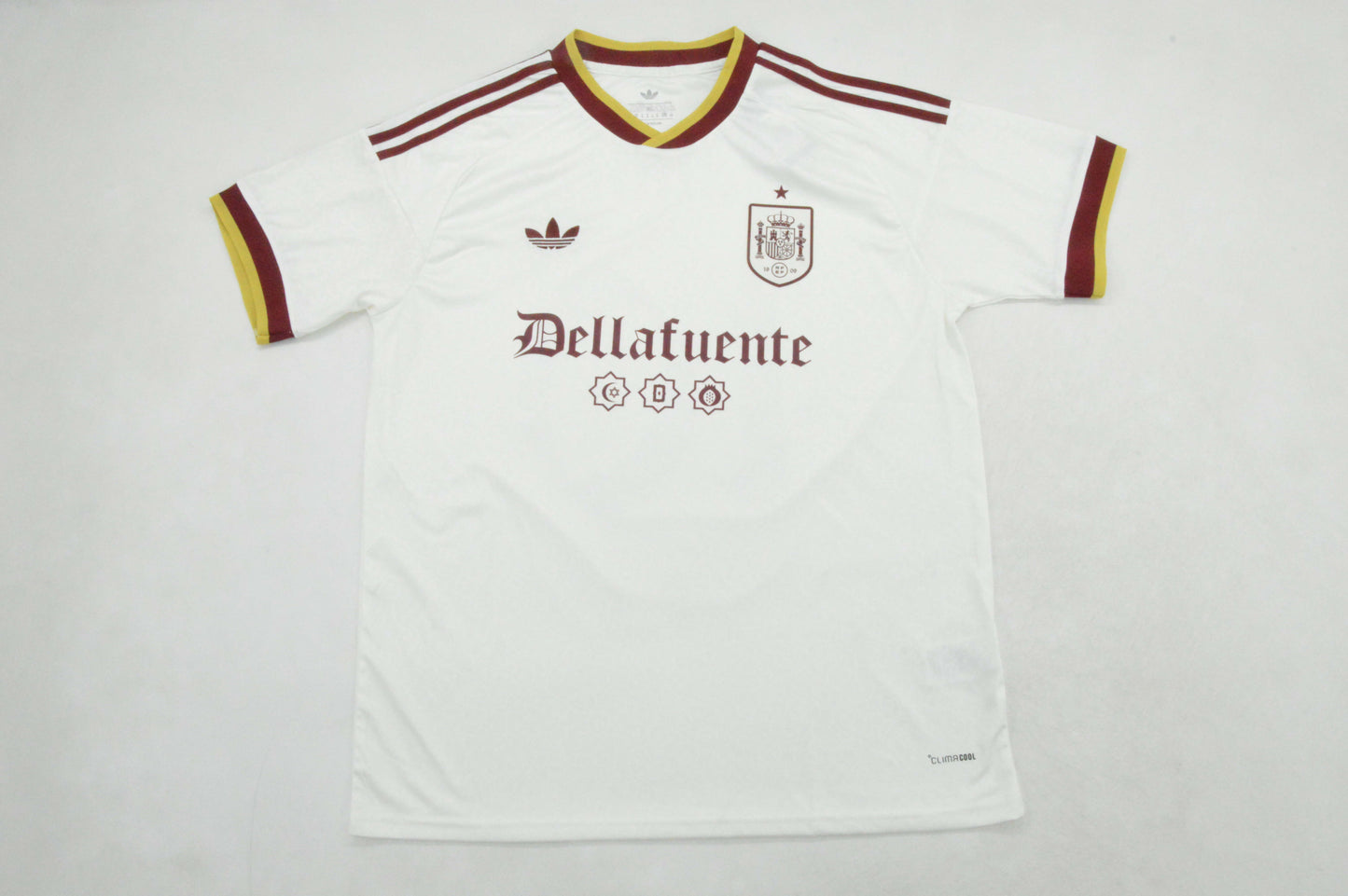Camiseta España Mundial 2026 visitante especial Dellafuente familia