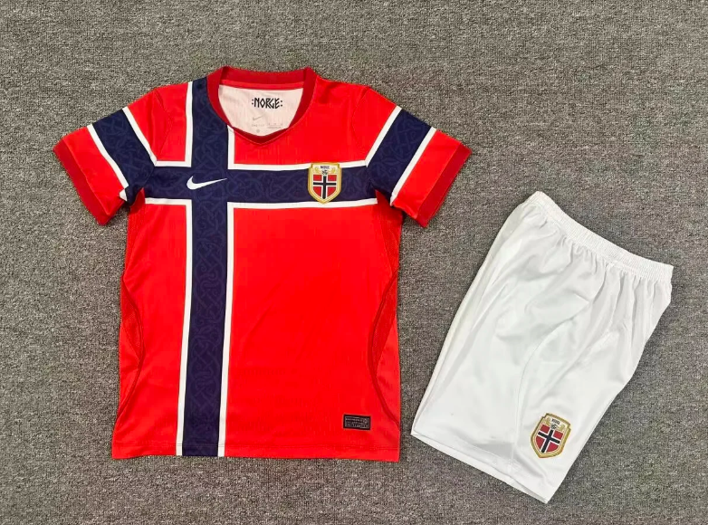 Equipacion Noruega Mundial 2026 Local (solo talla niños)