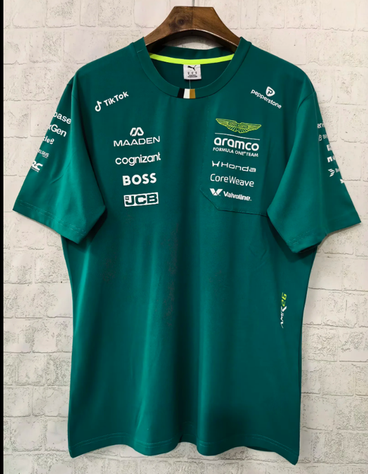 Camiseta Aston Martin 2026 verde (tallas S-5XL)