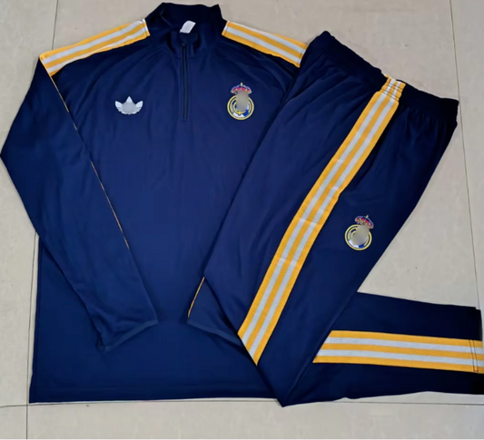 Chandal de entrenamiento Real Madrid azul oscuro 26-27 (tallas adultos y niños)