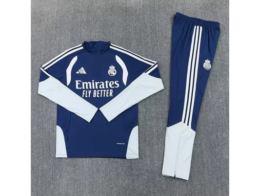 Chandal de entrenamiento azul oscuro Real Madrid 26-27 (tallas adultos y niños)