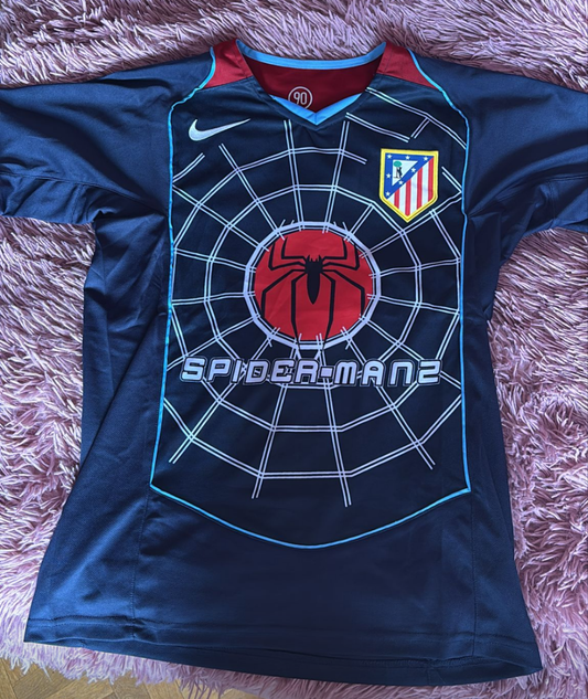 Camiseta Atletico de Madrid 2004-05 Visitante Spiderman