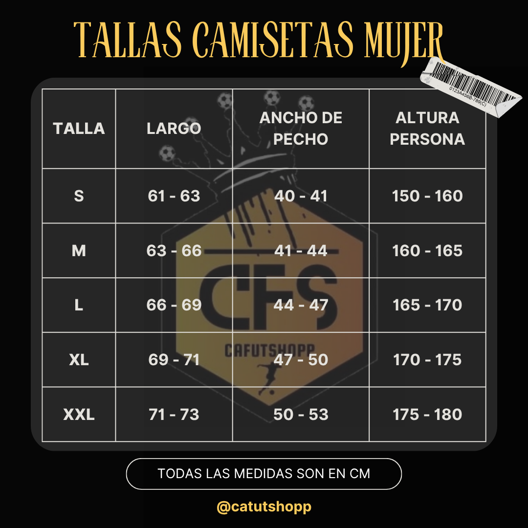Camiseta mujer Real Madrid 25/26 Local (mirar foto medidas)