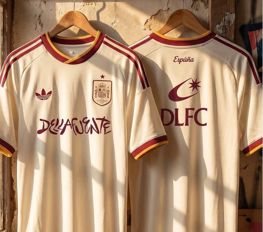 Camiseta España Mundial 2026 visitante especial Dellafuente