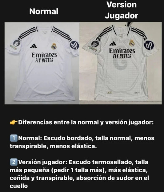 Version de la camiseta (retros no hay version jugador)