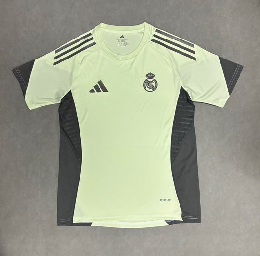 Camiseta de entrenamiento Real Madrid verde y gris