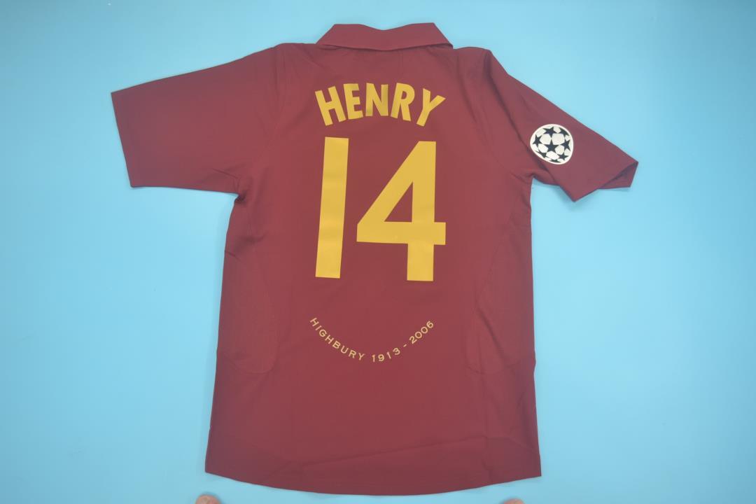 Camiseta Arsenal 2005/06