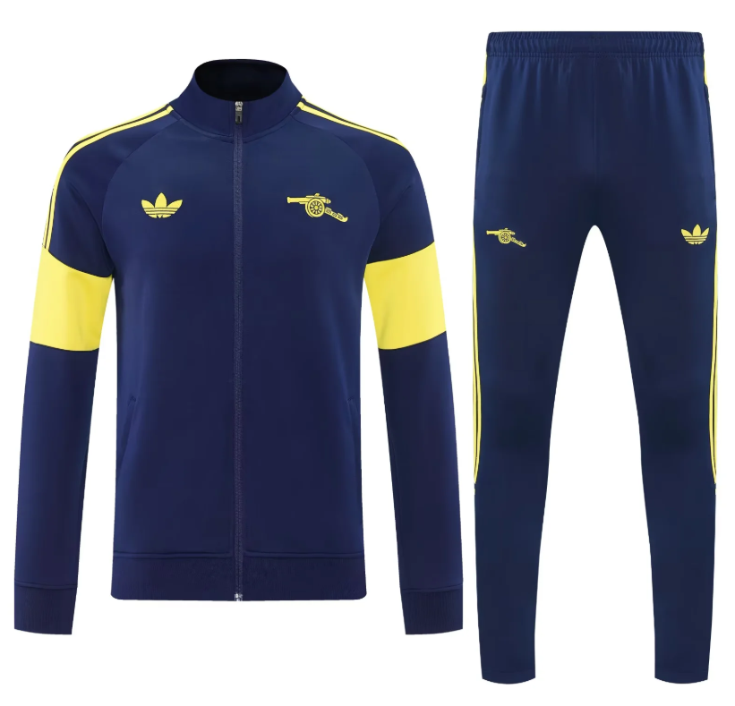 Chandal Arsenal 26/27 azul oscuro con amarillo (tallas S-XXL)