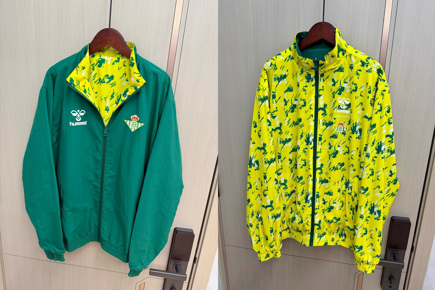 Chaqueta cortavientos reversible Betis (Solo tallas S-2XL)