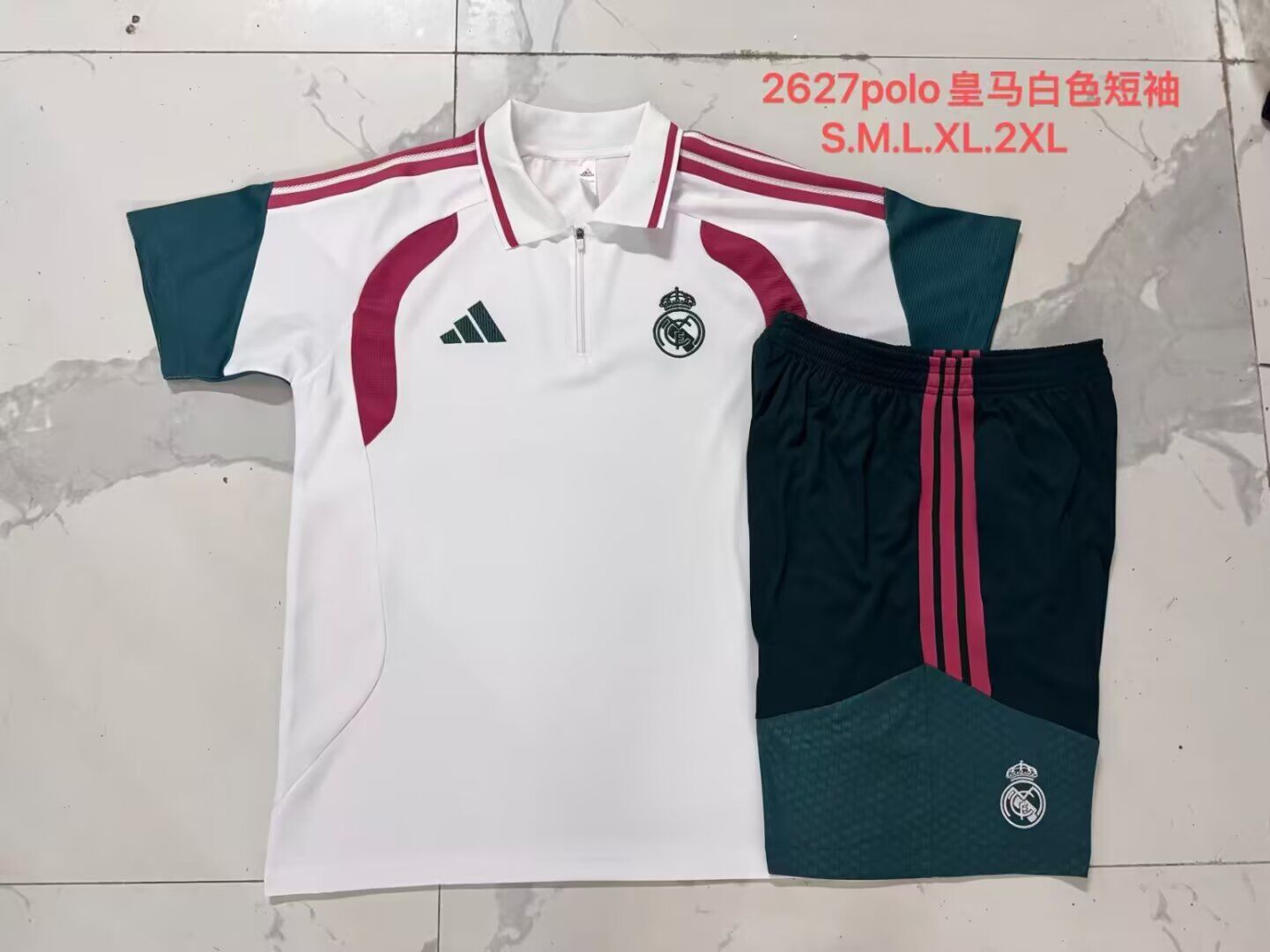 Polo Conjunto de entrenamiento Real madrid 26/27 (tallas S-XXL)
